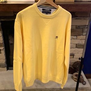 Yellow crewneck sweater by Tommy Hilfiger